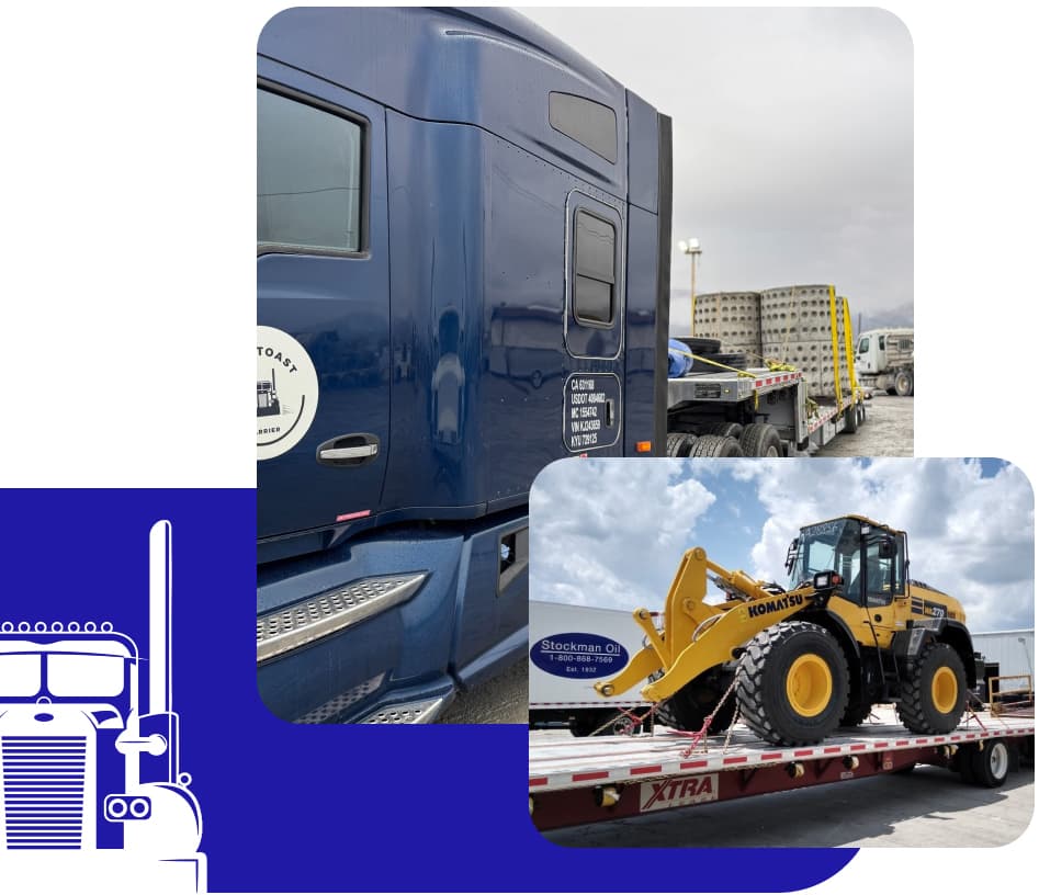 Winetoast Carrier flatbed truck